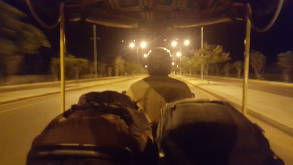 Our first Tuk Tuk ride from the airport!